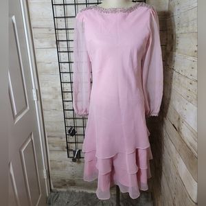 Vintage Darcy pink dress